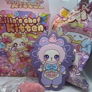 Liilas Chef Kitten Kawaii Taro Crispy PUff pastry